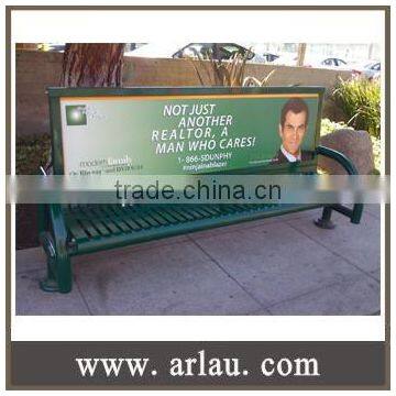 Arlau China Metal Advertising Bench Outdoor Ad. Park Bench photo-2