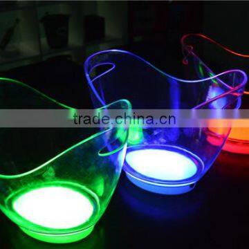 High Quality Chinese Factory Customized Logo of Beer Acrylic Ice Bucket photo-4