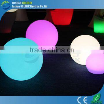 Glow in dark led round ball christmas lights with customized design GKB-040RT