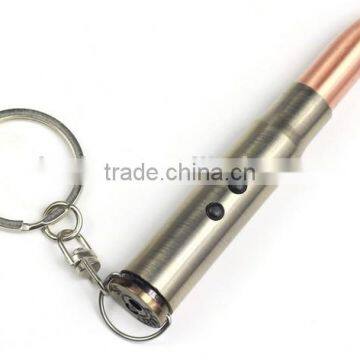 4 in 1 Laser Pointer LED Flashlight Torch Ball Pen Bullet Style Keychain photo-3
