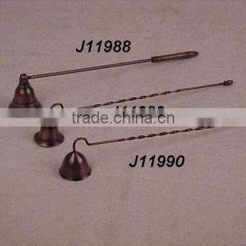 Antique Copper Plated Brass Candle Snuffer
