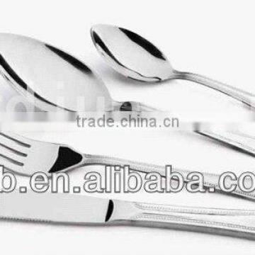 high quality stainless steel outdoor tableware 5pcs set
