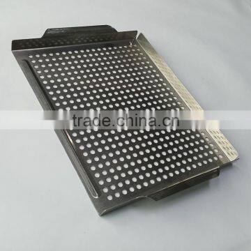 Non-stick Iron Square Grill Bbq Basket photo-4