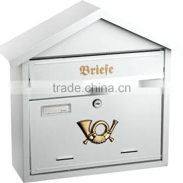 European Style Wall Mount Mailbox Letter Box photo-2