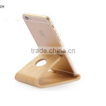 Beech Wooden Table Stand Desktop Phone Holder photo-2