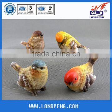 Newest Colorful Polyresin Bird Garden Decoration