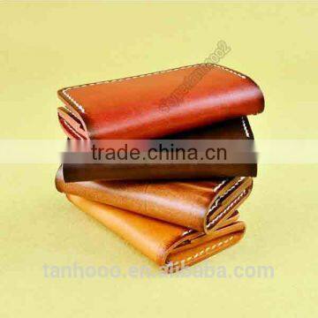 Men and Women's Genuine Leather Credit Card Holder photo-5