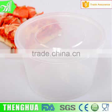 disposable take away plastic salad bowl food container for pinic