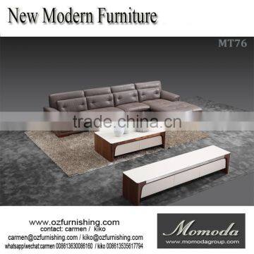 MT76 Italian design furniture living room leather sofa