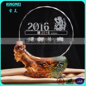 KM-XP03 Modern Creative Crystal Egale Award,liuli Crystal Trophy ,crystal Animals Trophy photo-5
