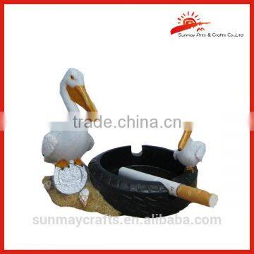 Wholesale Custom Polyresin Bird Ashtray Souvenir for Sale photo-4