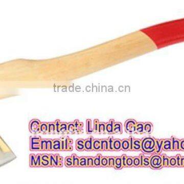 OEM orders high quality cheap axe with birch wooden handle hand tools