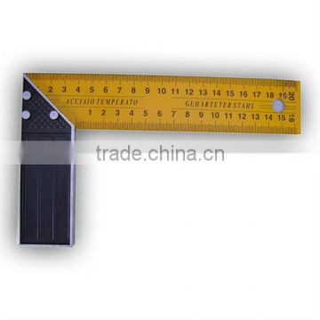 Wooden Ruler with Metal Edge