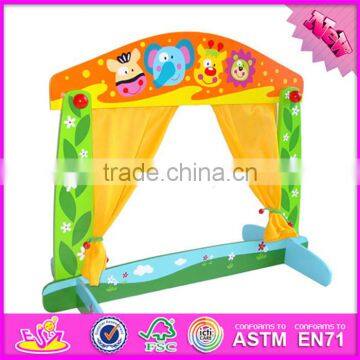 2016 New Products Tabletop Funny Wooden Puppet Stage for Kids W10D142 photo-2