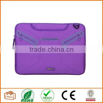 13.3 inch Ultrabooks/ Laptop / NetBook/ Super Protection Sleeve Shoulder Bag / Multi-functional Briefcase Carrying Case(Purple)