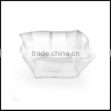 Square Clear Plastic Serving Salad Bowl 45 oz disposable wholesale,custom plastic bowls manfuacturer