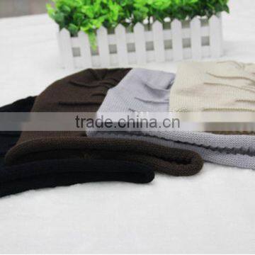 Cheap Knitting Wool Hip Hop Women Winter Knitted Beanie Hat photo-6