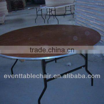 DI60" plywood ALU table edge folding table for banquet wedding