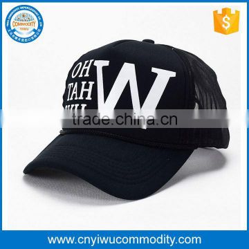 custom-made embroidery logo trucker mesh cap