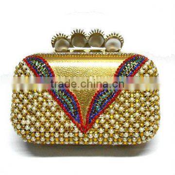 2014 New design women alloy evening bag