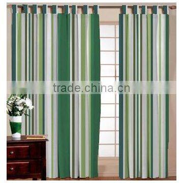 READY MADE COTTON STRIPE CURTAIN / LUXURY COTTON STRIPE CURTAIN