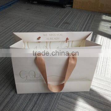 cheap gift paper bags with ribbon handles