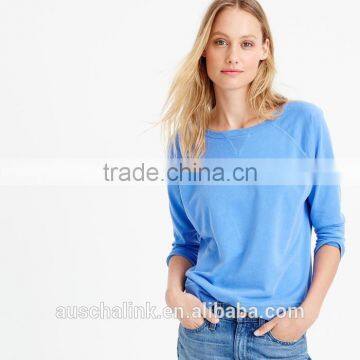 high quality lady wholesale crewneck sweatshirt manufacturer