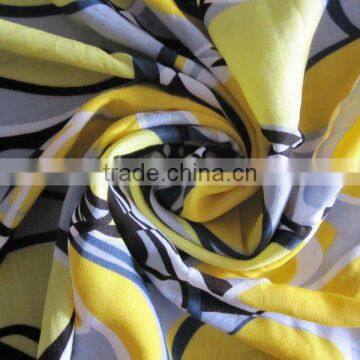High grade 100%Rayon challis print fabric(viscose fabric) print rayon