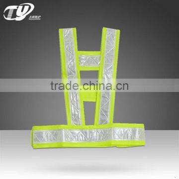 Orange Yellow Safety Vest With Pvc Tape photo-6