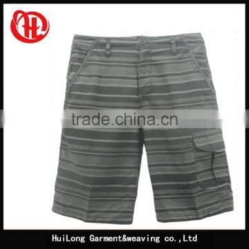 wholesale short pants plus size washed plaid men's shorts