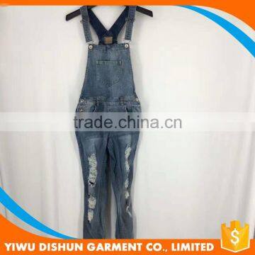 Women wholesale denim jumpsuit