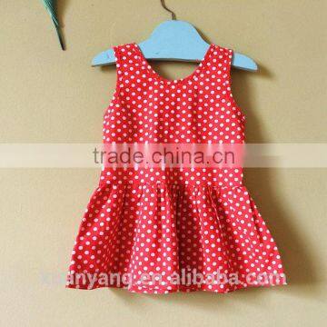 Wholesale New Design Polka Dot Children Clothes Baby Dress Pictures Little Girl Party Dresses photo-4