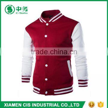 Hot Sale Custom Made Multi Color Stand Collar High School Unisex Varsity Jacket photo-2
