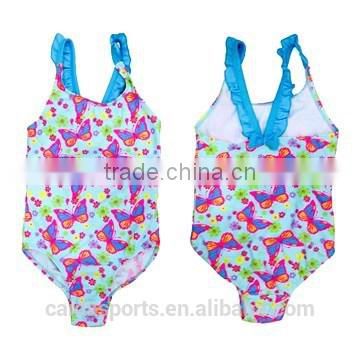 Hot selling lovely baby girl tankini swimsuits