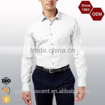 OEM High Quality Long-sleeve Comfortable White Long Shirt Man