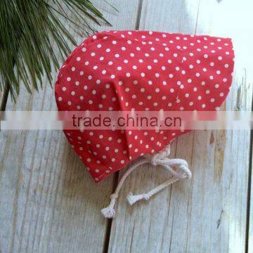 Polka Dots Cotton Baby Hat Hot Selling Bonnet Readymade Garments Wholesale photo-5