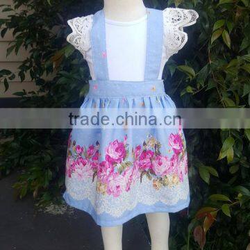 Flower Girl Dresses Straps Sleeveless Kids Frock Designs Girl Dresses Clothings photo-2