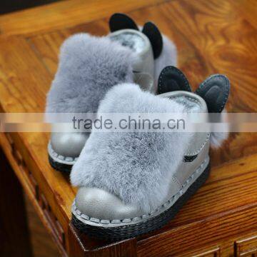 zm40334b children fancy winter cony hair girls shoes