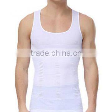 Men's Compression Tank Top Seamless Stomach Shaper Slimming Vest Shirts photo-2