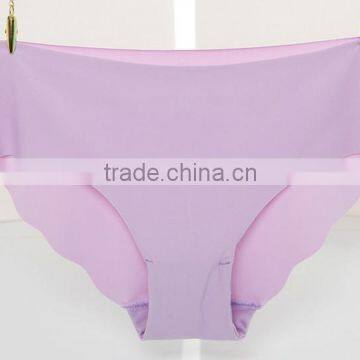 Customized Your Own Brand Lady Briefs Plain Solid Color 72%Polyester 28%Spandex Soft Healthy High Cut Seamless Women Underwear