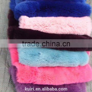 Factory Supply 100% Real Dye Rex Rabbit Skin / Rex Rabbit Fur Skin Pelt For Clothes photo-2