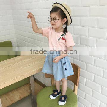 S16934A Children's Cheap Jean Lovely Soft Kids Shorts photo-5