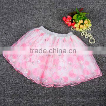 S80098A Cute Summer Baby Kids Girls Floral Bowknot Princess Skirt Party Skirt photo-2