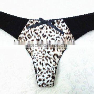 lady panty black nylon cotton leopard assorted wholesale price