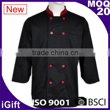 Factory Directly Purchase fast food restaurants uniform black