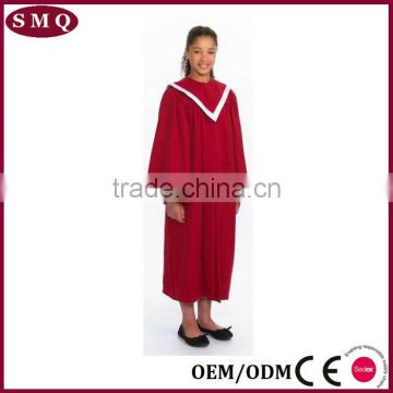 Red Christianity Choir Uniform Cross Embroidery Choir robe