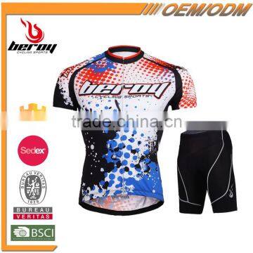 BEROY quick-dry type custom cycling jerseys no minimum,pro cycling wear cycling jersey sets