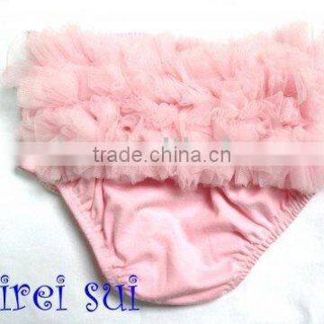 Light Pink Baby Ruffles Chiffon Bloomers Panties T6