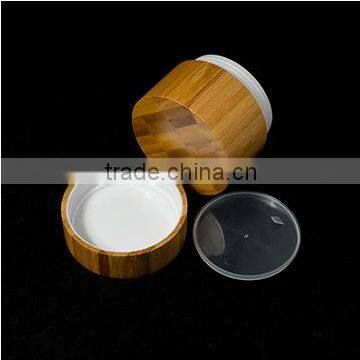 New Empty Bamboo Cosmetic Cream Jar photo-3