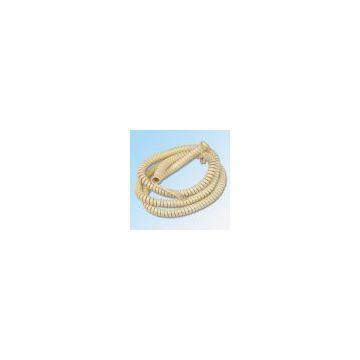 50 FT Ivory Telephone Extension Coil Cord